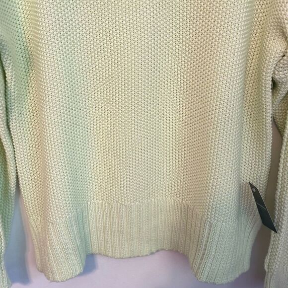 LUCKY BRAND Green V Neck Cotton Blend Sweater.Size S - Picture 13 of 15